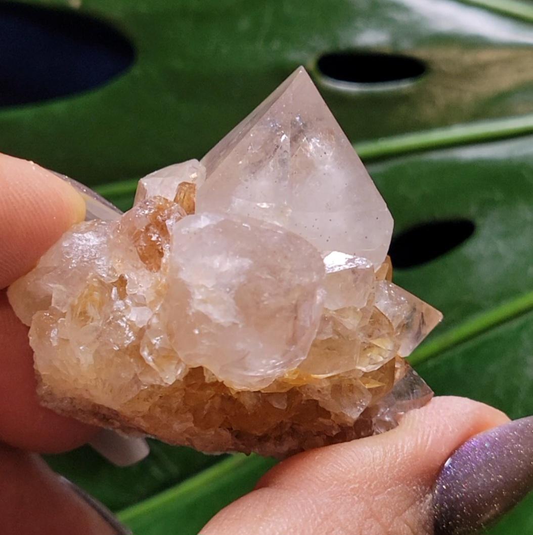 Stunning Spirit Quartz Cluster from South Africa - Crown Chakra Meditation - Birthday Collectors Christmas Party Gift Ideas - Lavender - 49g