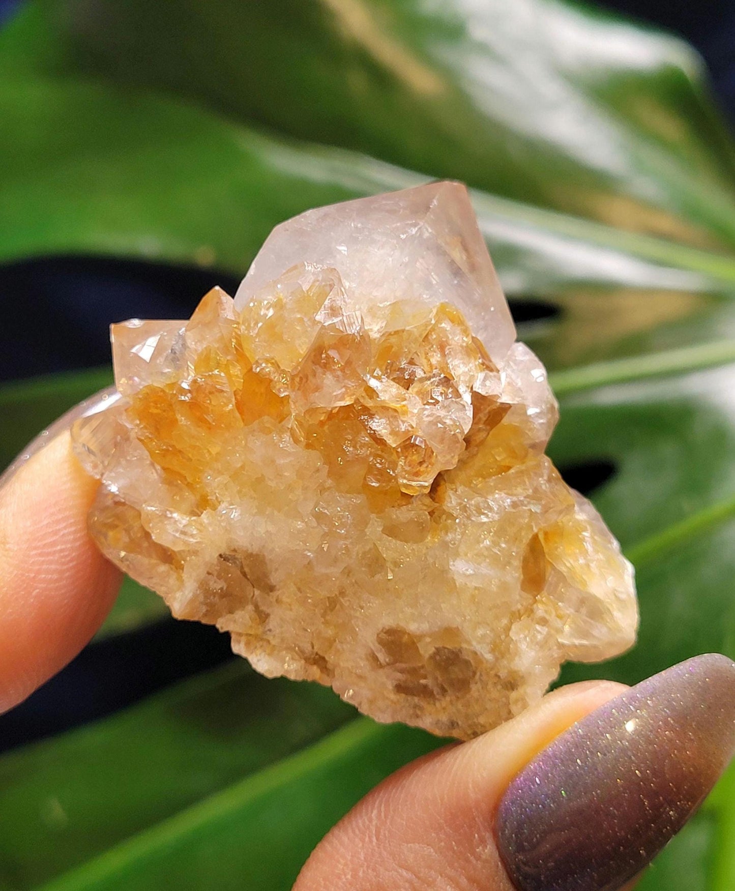 Stunning Spirit Quartz Cluster from South Africa - Crown Chakra Meditation - Birthday Collectors Christmas Party Gift Ideas - Lavender - 49g