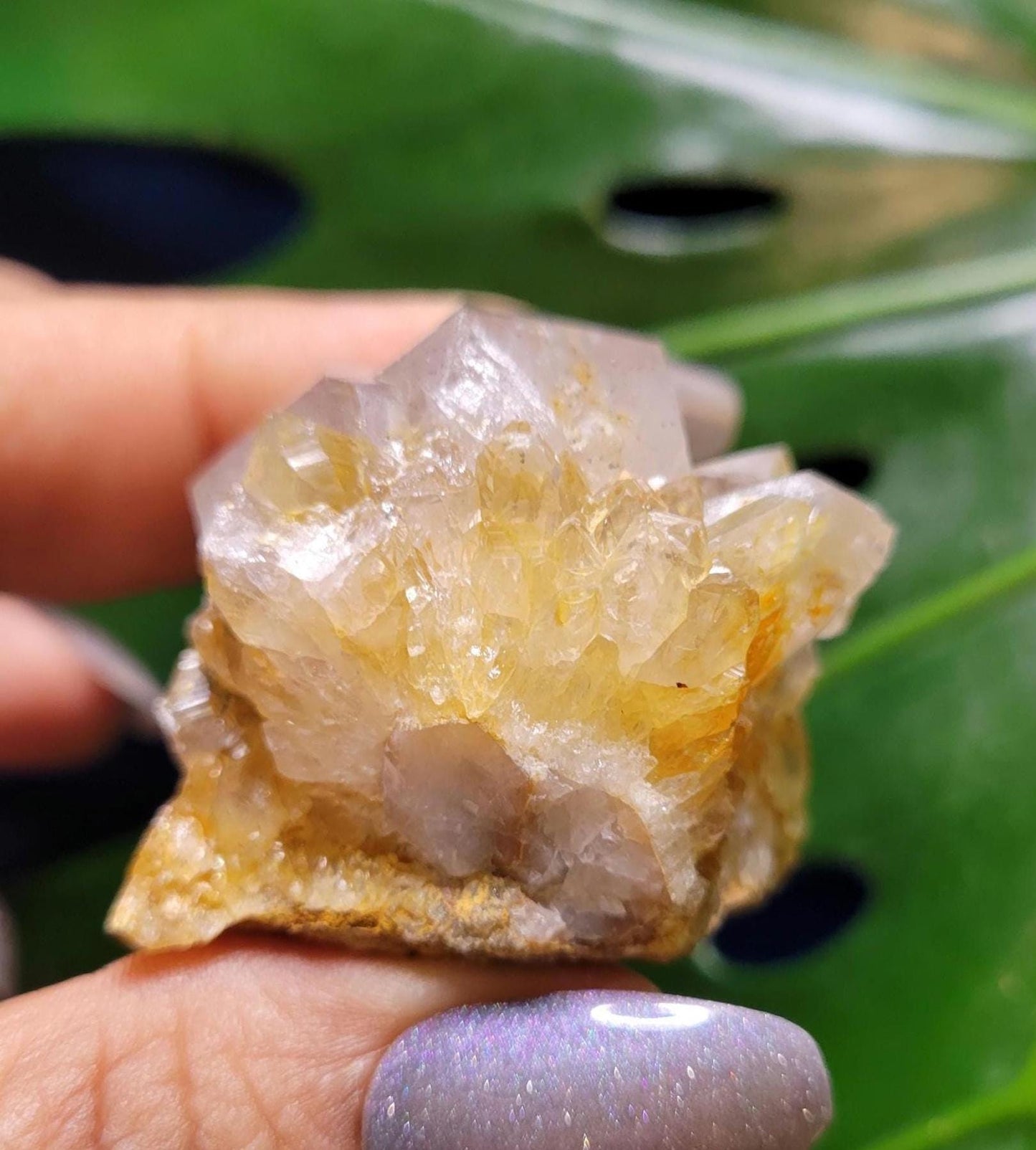 Stunning Spirit Quartz Cluster from South Africa - Crown Chakra Meditation - Birthday Collectors Christmas Party Gift Ideas - Lavender - 48g