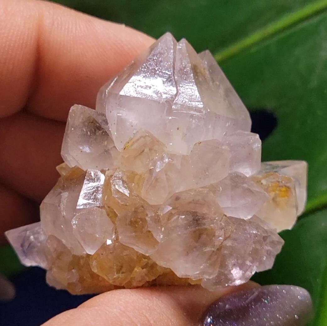 Stunning Spirit Quartz Cluster from South Africa - Crown Chakra Meditation - Birthday Collectors Christmas Party Gift Ideas - Lavender - 45g