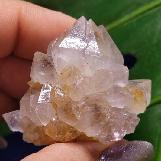 Stunning Spirit Quartz Cluster from South Africa - Crown Chakra Meditation - Birthday Collectors Christmas Party Gift Ideas - Lavender - 45g