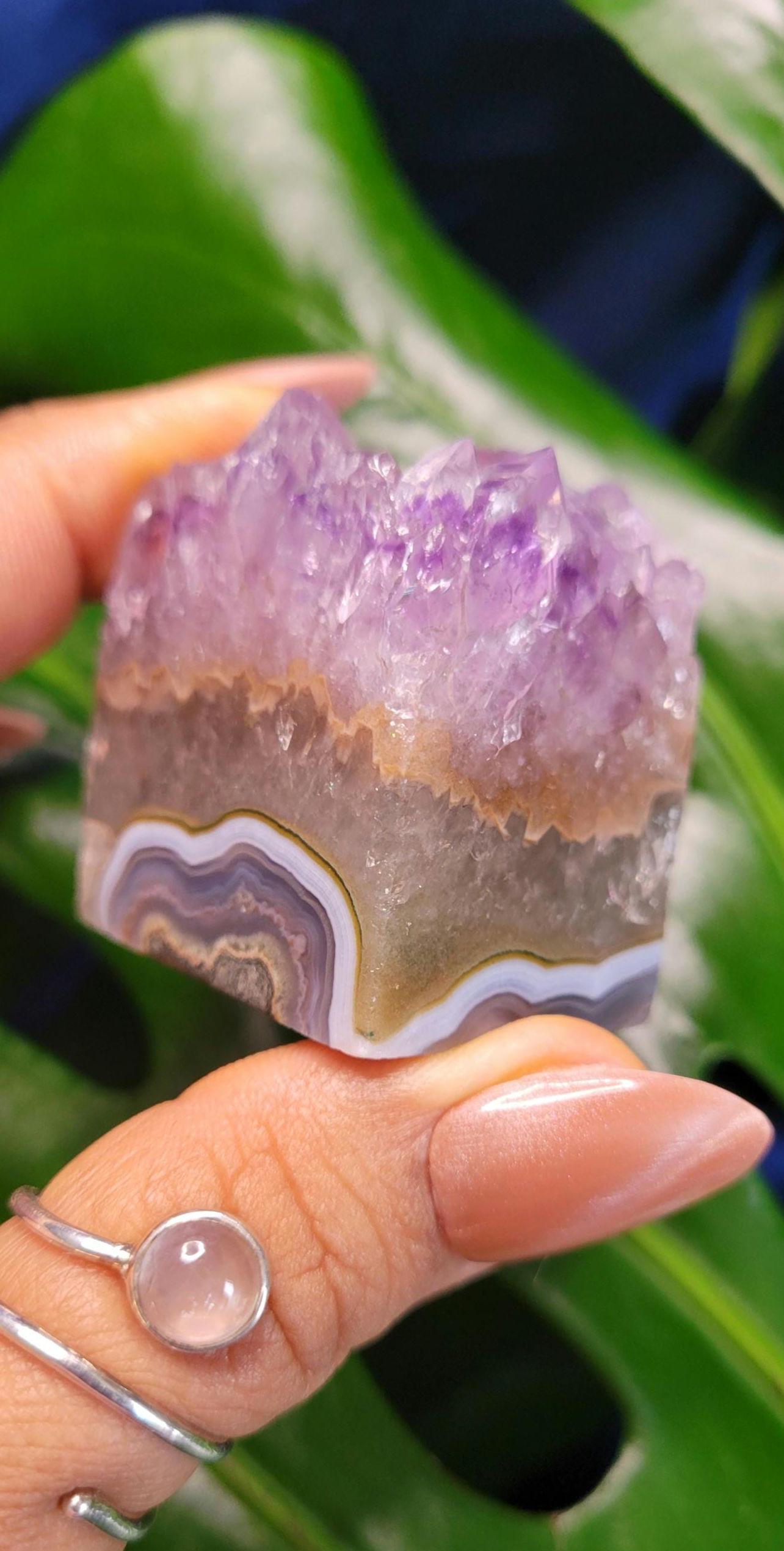 High Quality Amethyst Squares half polished from Brazil | Home Decor |Crystal Collector | Gift Ideas | Your Pick