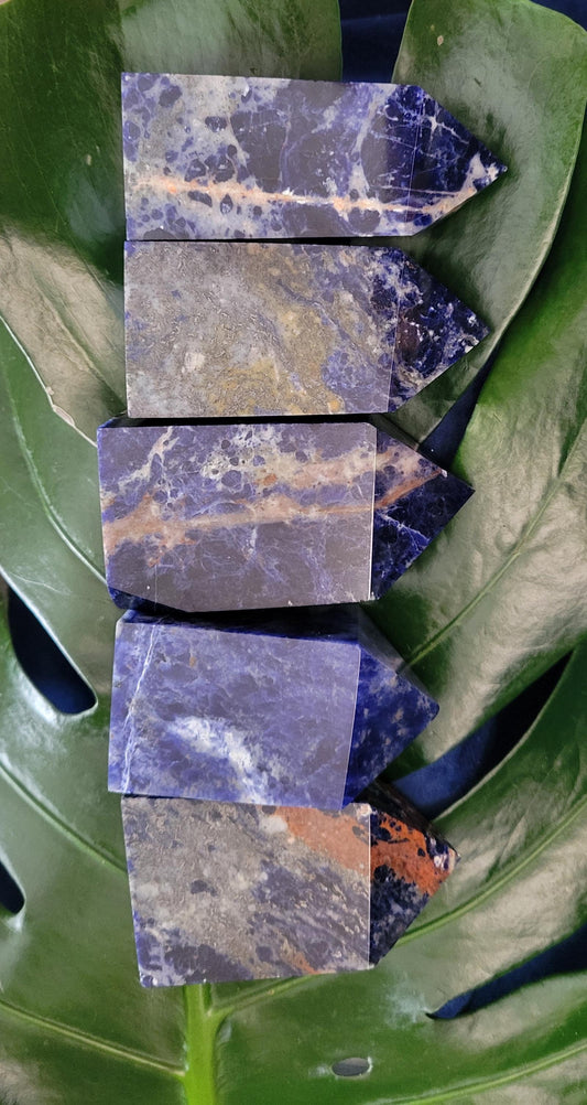 Sodalite Crystal Towers | Your Pick | Birthday Party Christmas Gift Ideas | Crystal Collectors | Brazil | Blue White Silver Orange Pink
