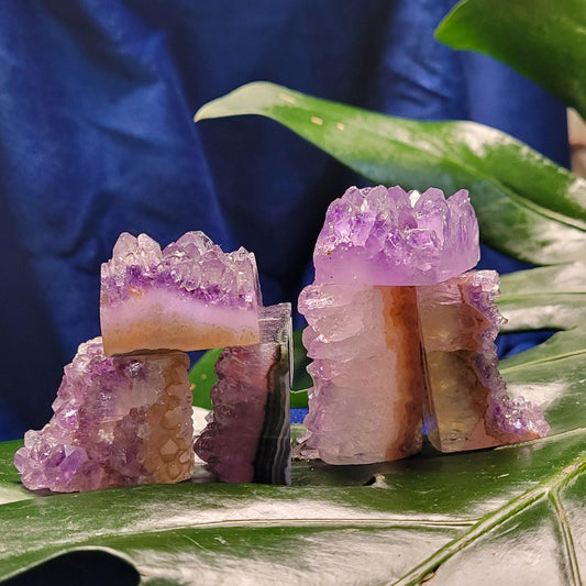 High Quality Amethyst Squares half polished from Brazil | Home Decor |Crystal Collector | Gift Ideas | Your Pick