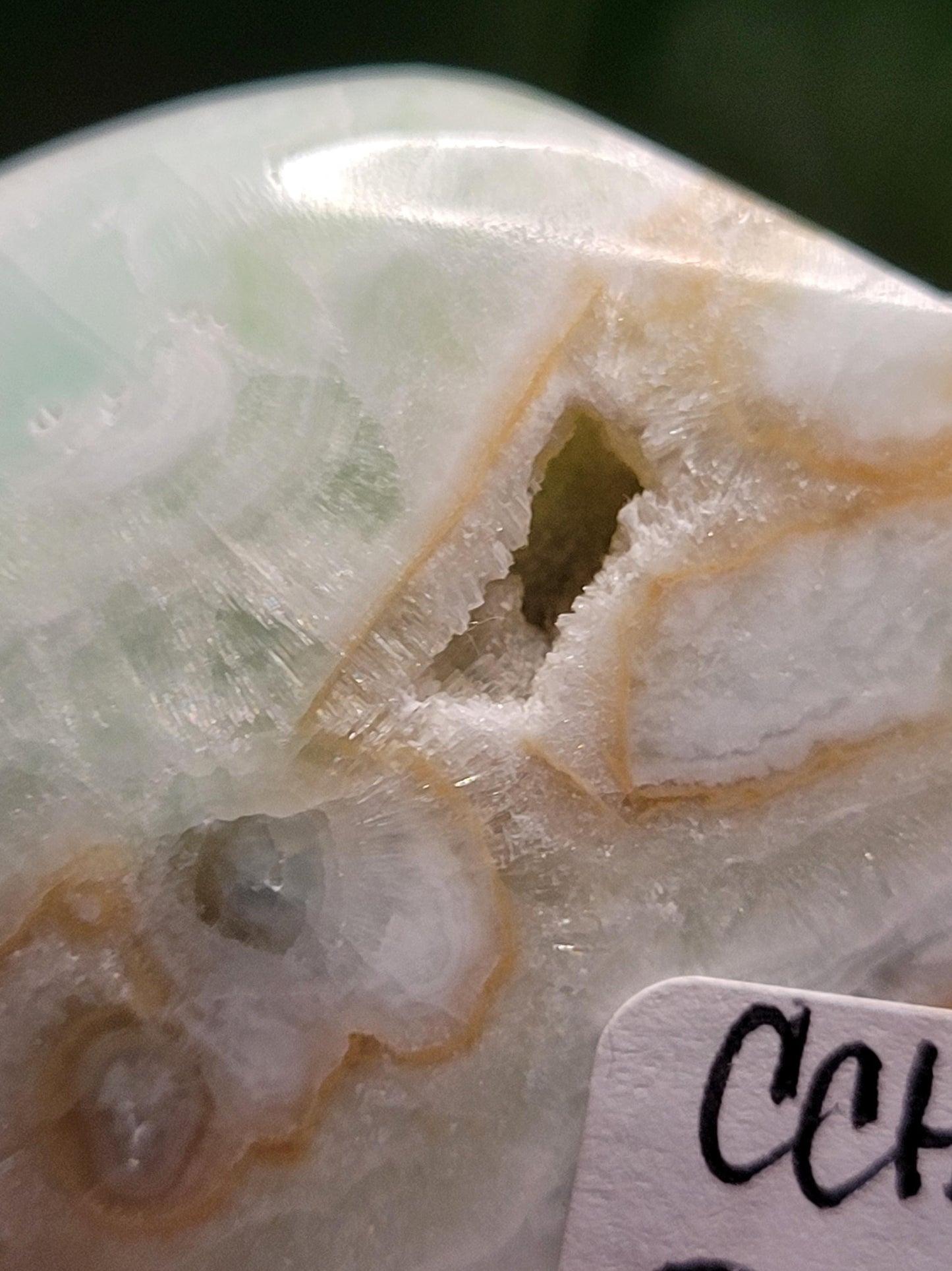 Beautiful Caribbean Calcite Heart Carving | Crystal Collector | Vibrant Beachy Colors with Clam Energy |Birthday or Valentines Day Love Gift