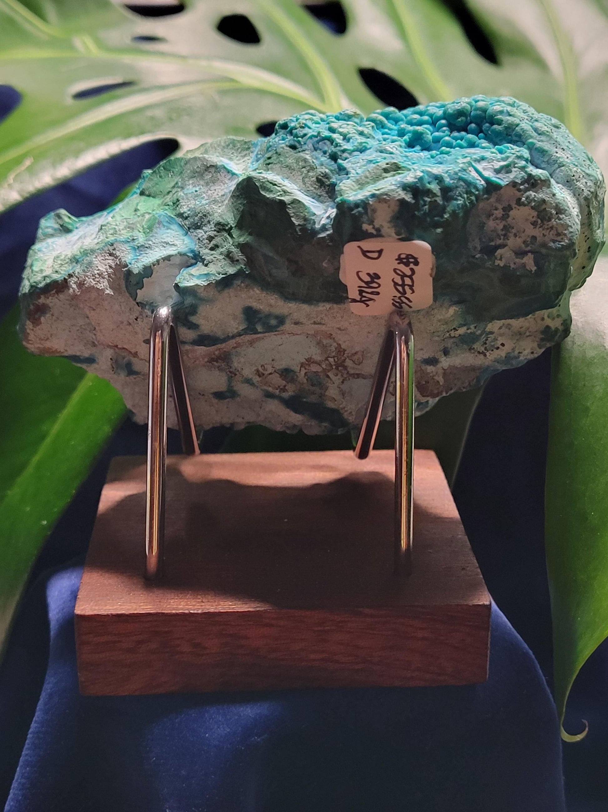 Malachite and Chrysocolla Specimen| Crystal Collector Piece|Birthday Christmas Gift Ideas|Strength and Abundance Energy|Green and Blue| 392g