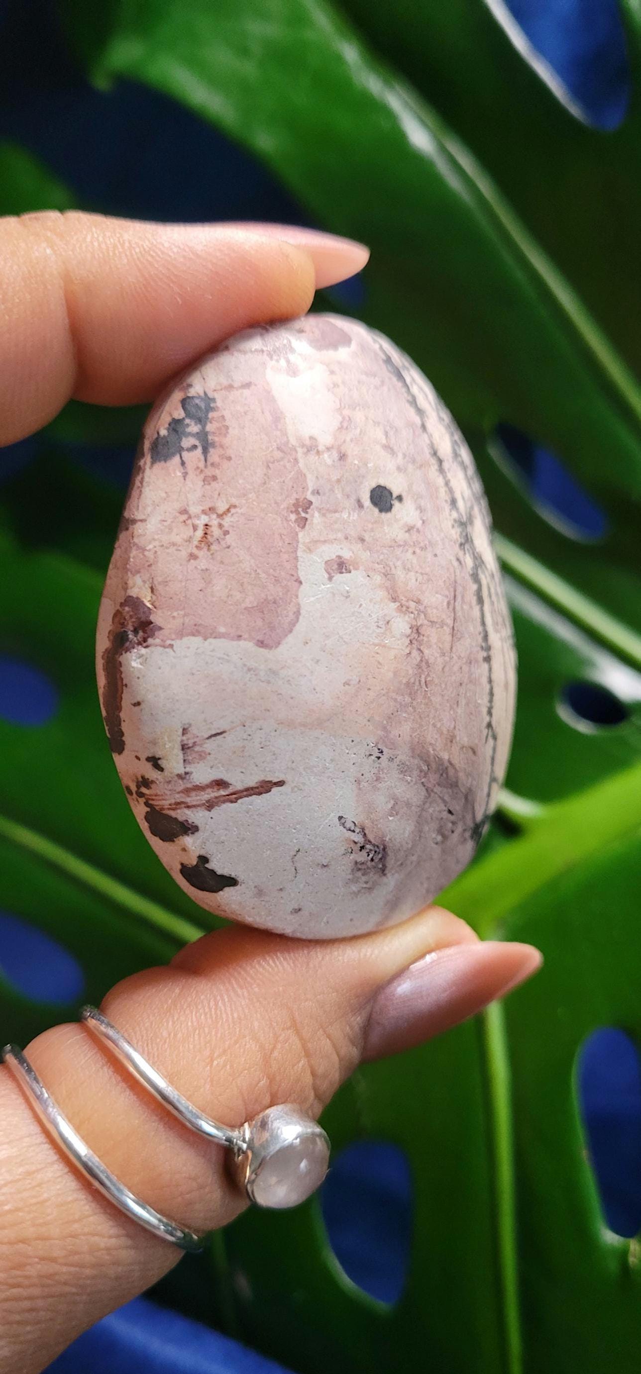 Picture Jasper Palm stone | Natural Landscapes of Art |Meditation Tool |Crystal Collector | Home Decor | Birthday Christmas Love Gift Ideas
