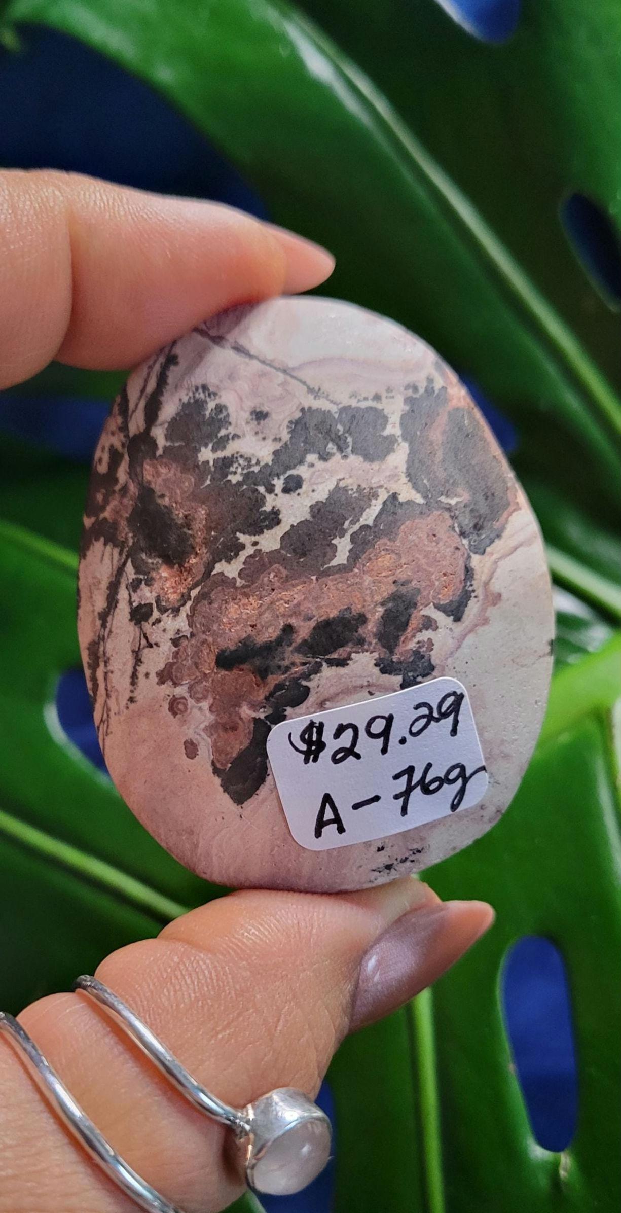 Picture Jasper Palm stone | Natural Landscapes of Art |Meditation Tool |Crystal Collector | Home Decor | Birthday Christmas Love Gift Ideas