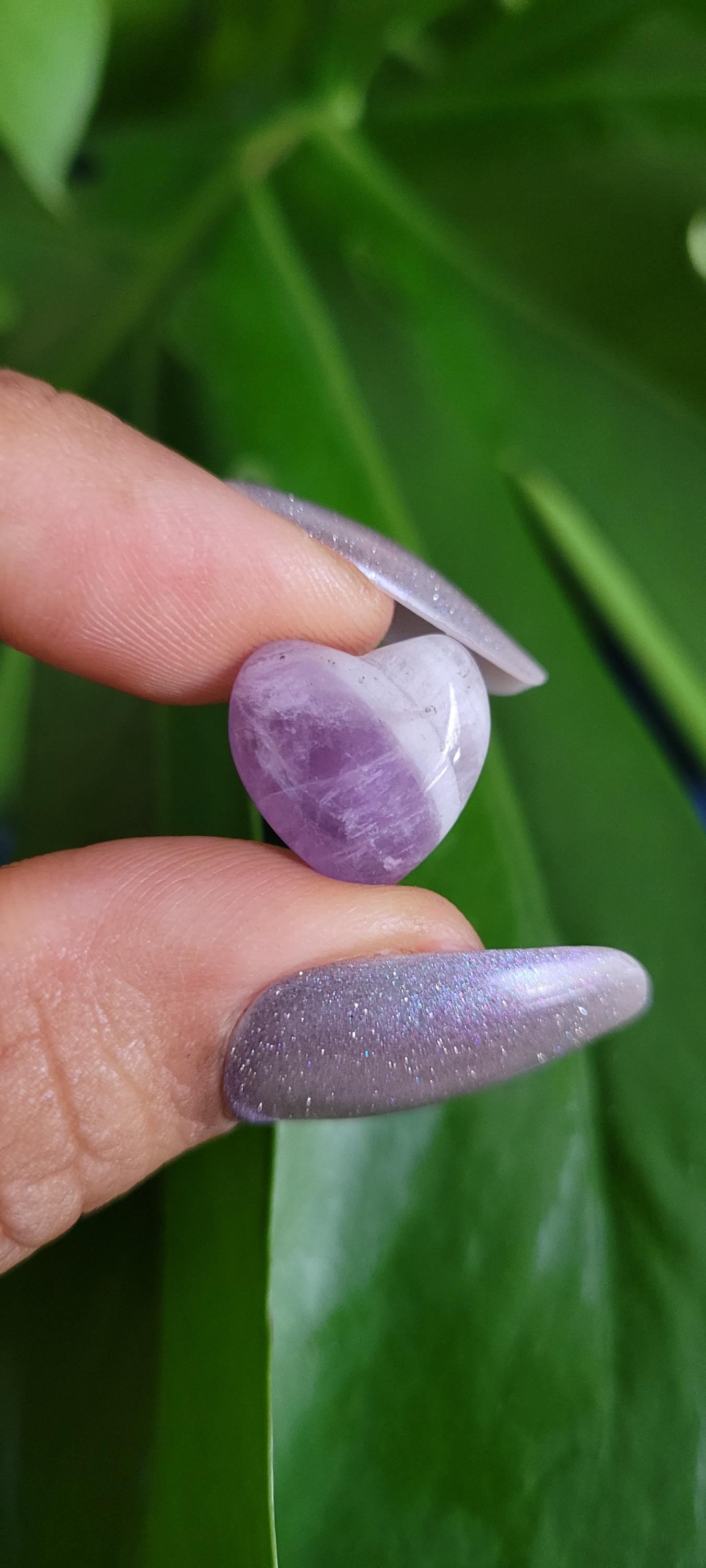 Set of (10) Mini Puffy Hearts Crystal Carvings | Intuitively Picked | Birthday Christmas Party Gift Ideas | Arts and Crafts | Home Decor