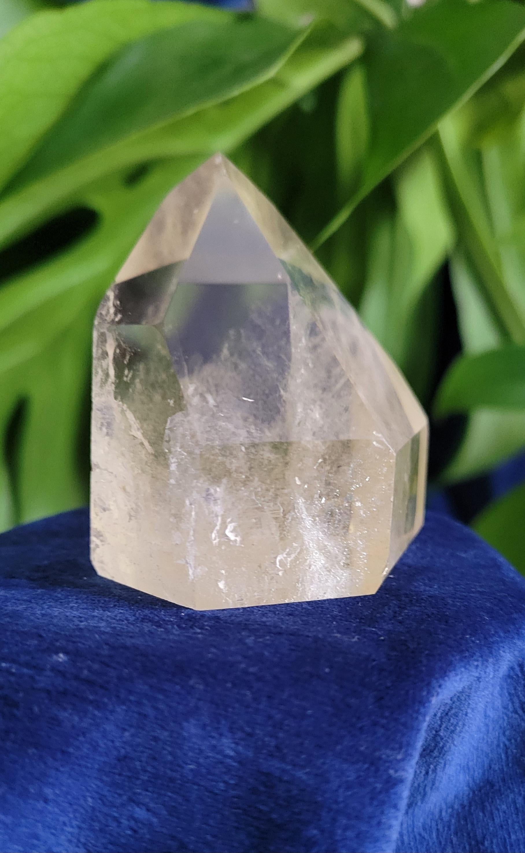 AAA Grade Natural Citrine Point with Rainbows from Brazil | Beautiful Polish | Birthday Christmas Gift Ideas | Champagne Gold | Prosperity