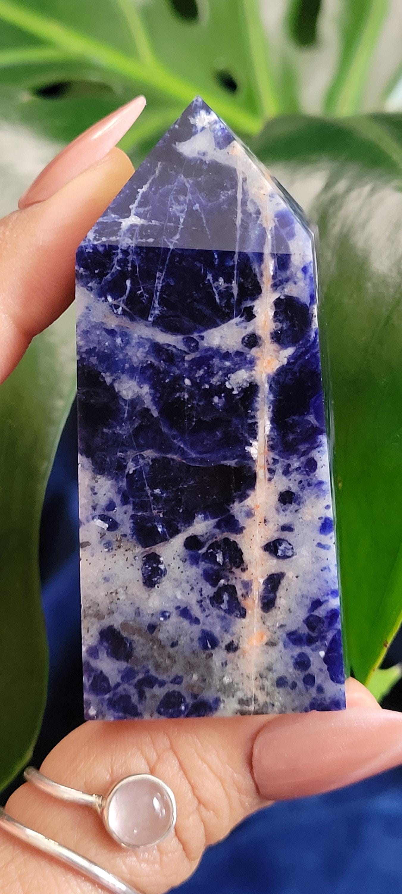 Sodalite Crystal Towers | Your Pick | Birthday Party Christmas Gift Ideas | Crystal Collectors | Brazil | Blue White Silver Orange Pink