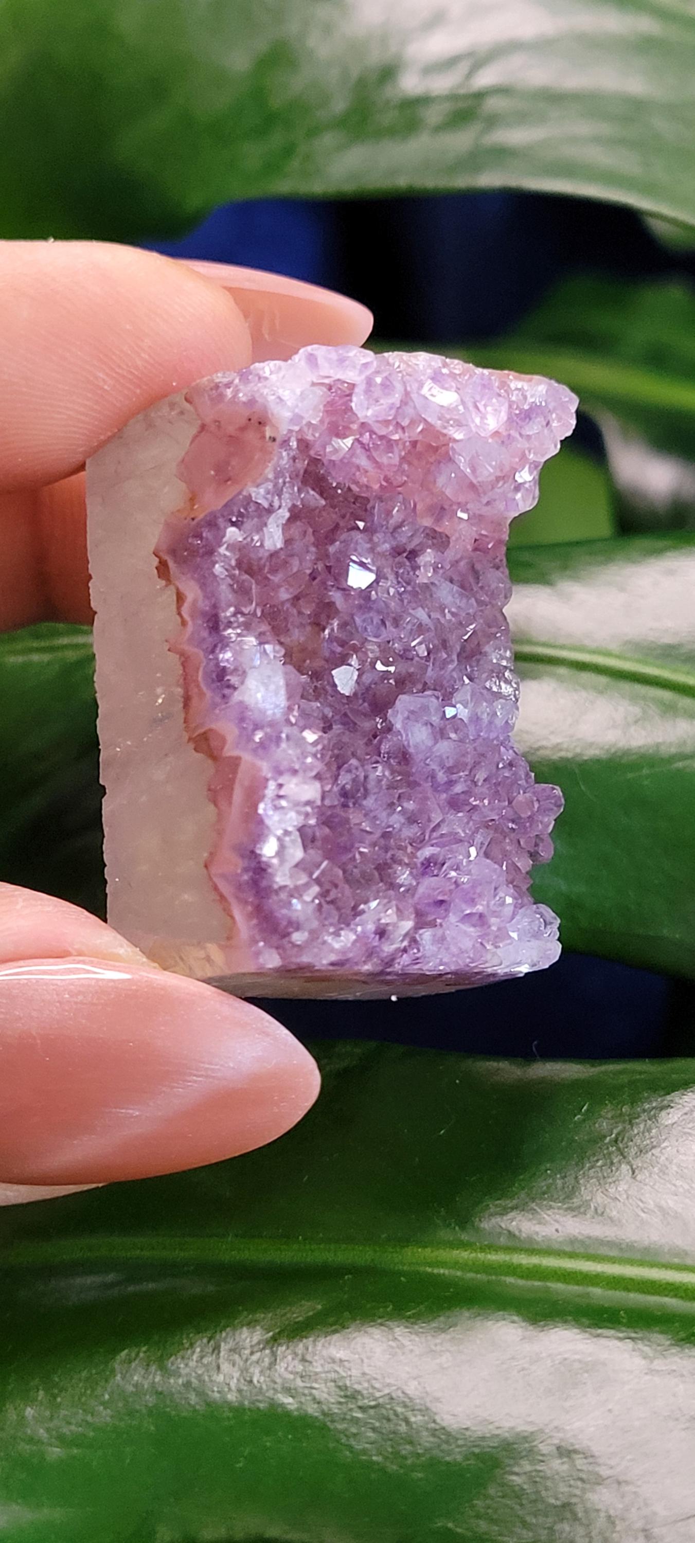 High Quality Amethyst Squares half polished from Brazil | Home Decor |Crystal Collector | Gift Ideas | Your Pick