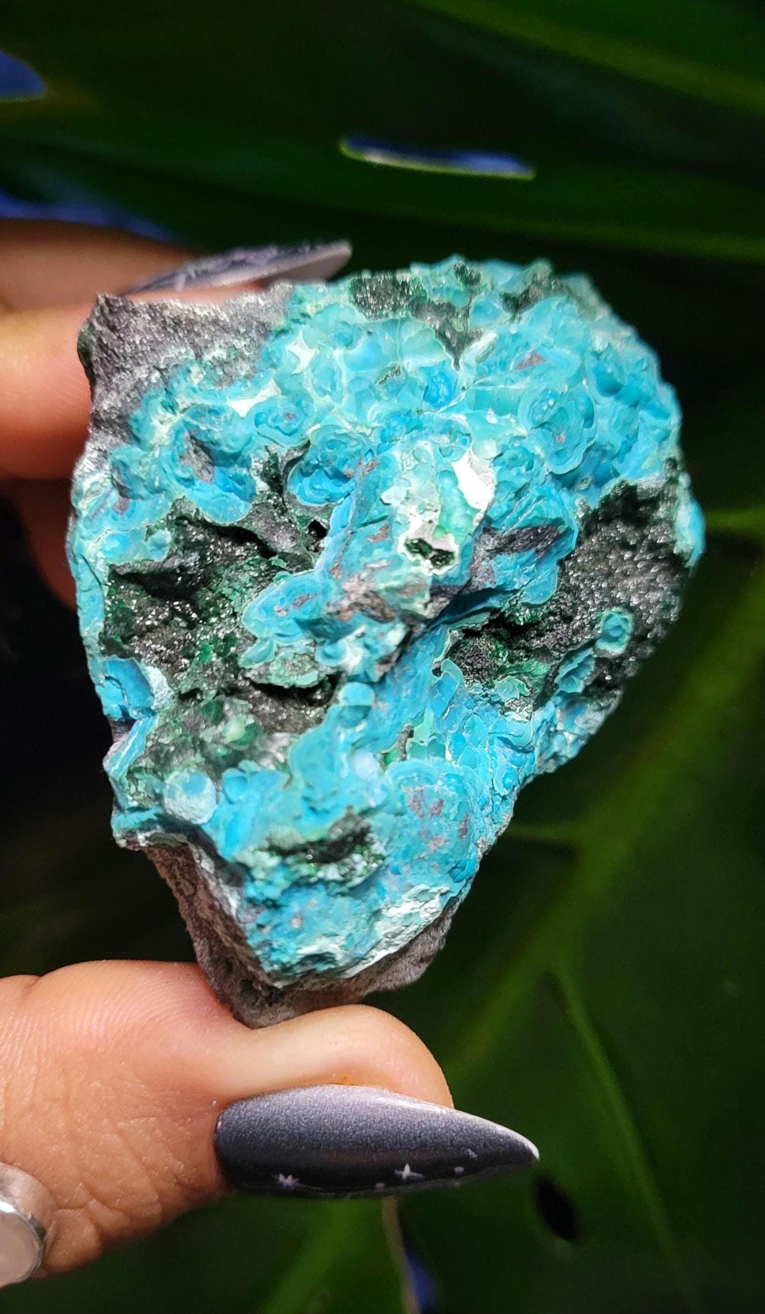 Malachite Chrysocolla 'Malacolla' Specimen from the DRC | Crystal Collector | Birthday Christmas Gift Ideas | Green Blue | 97g