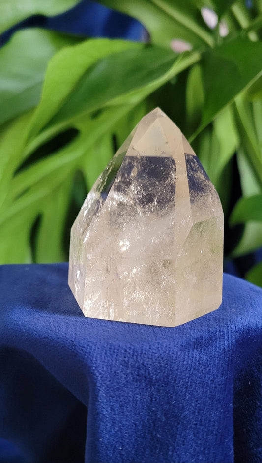 AAA Grade Natural Citrine Point with Rainbows from Brazil | Beautiful Polish | Birthday Christmas Gift Ideas | Champagne Gold | Prosperity