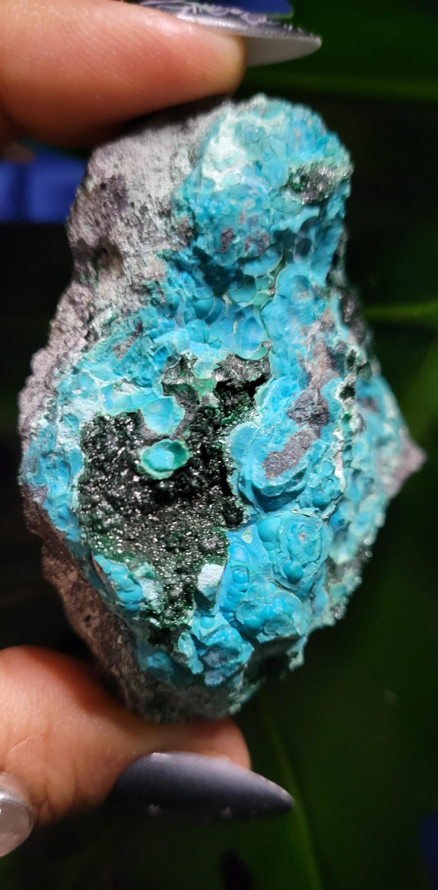 Malachite Chrysocolla 'Malacolla' Specimen from the DRC | Crystal Collector | Birthday Christmas Gift Ideas | Green Blue | 97g