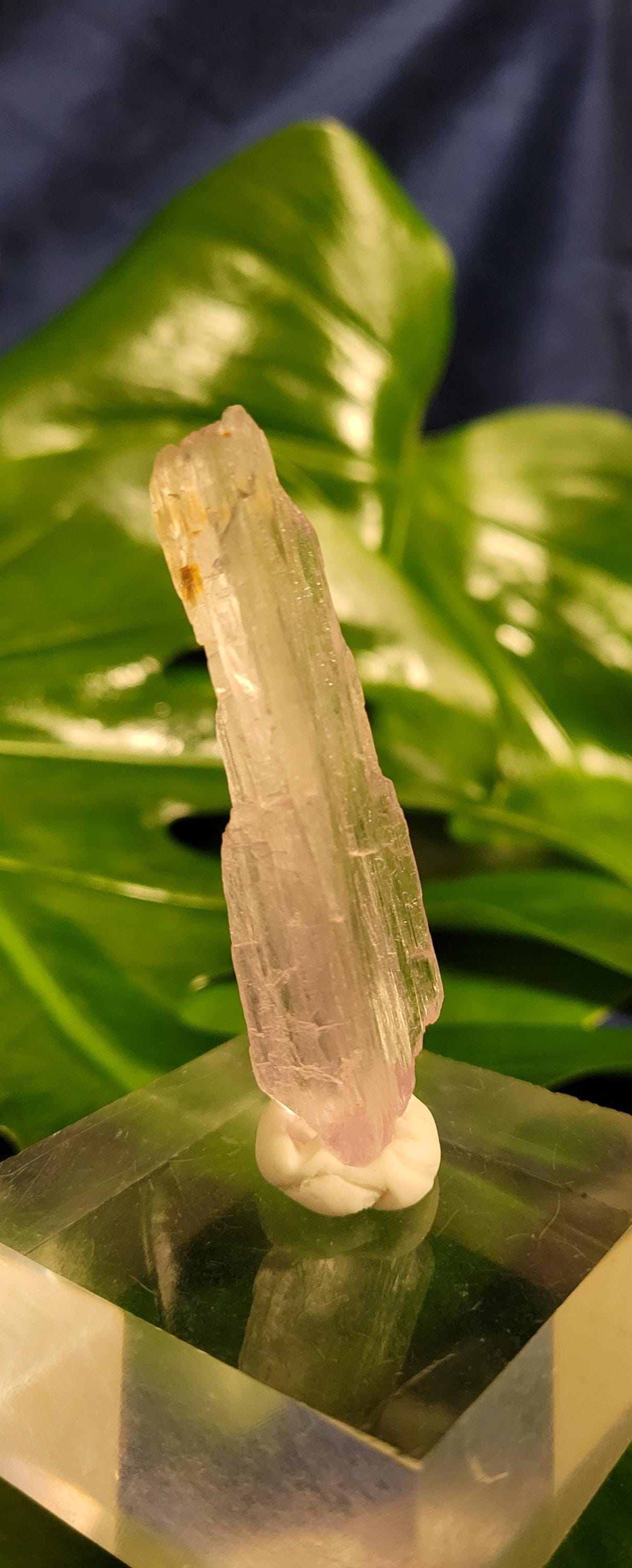 Etched & Translucent Gemmy Pink Kunzite | AAA Grade Crystal Specimen for Collectors | Heart Chakra | Love Gift Idea | Gorgeously Pink | 15g