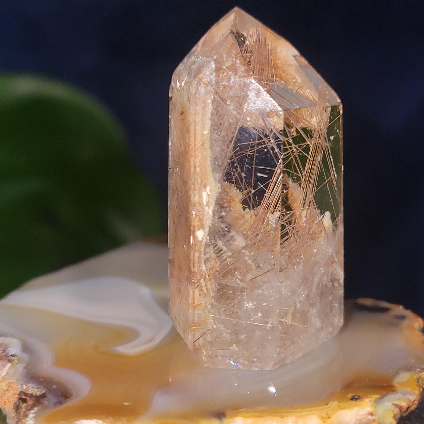 Stunning & Rare Crystal Collectors Piece | Pink Rutilated Lodolite Quartz from Brazil | All Chakras | Meditation Tool | Pink Rutile | 28g