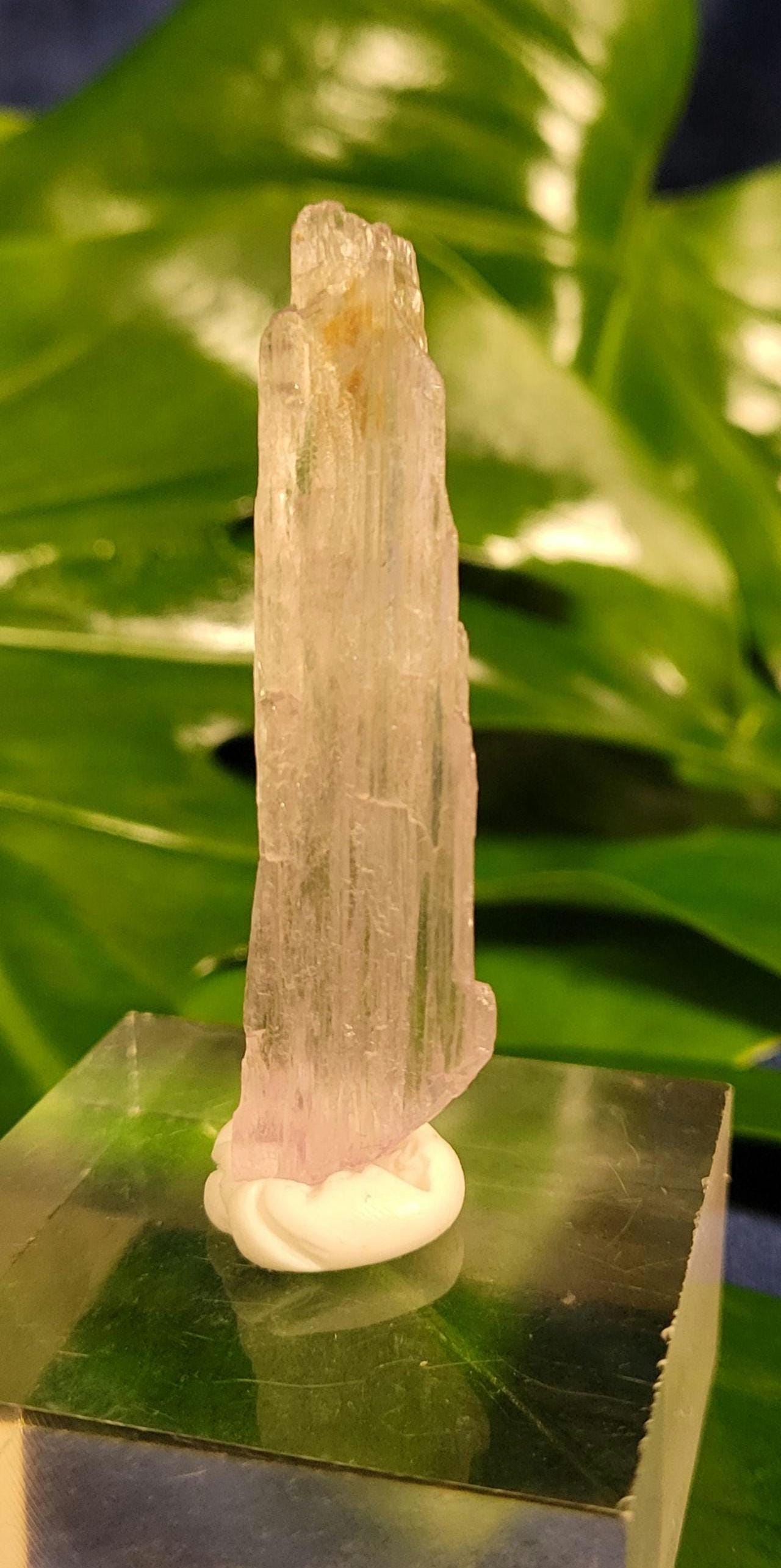 Etched & Translucent Gemmy Pink Kunzite | AAA Grade Crystal Specimen for Collectors | Heart Chakra | Love Gift Idea | Gorgeously Pink | 15g