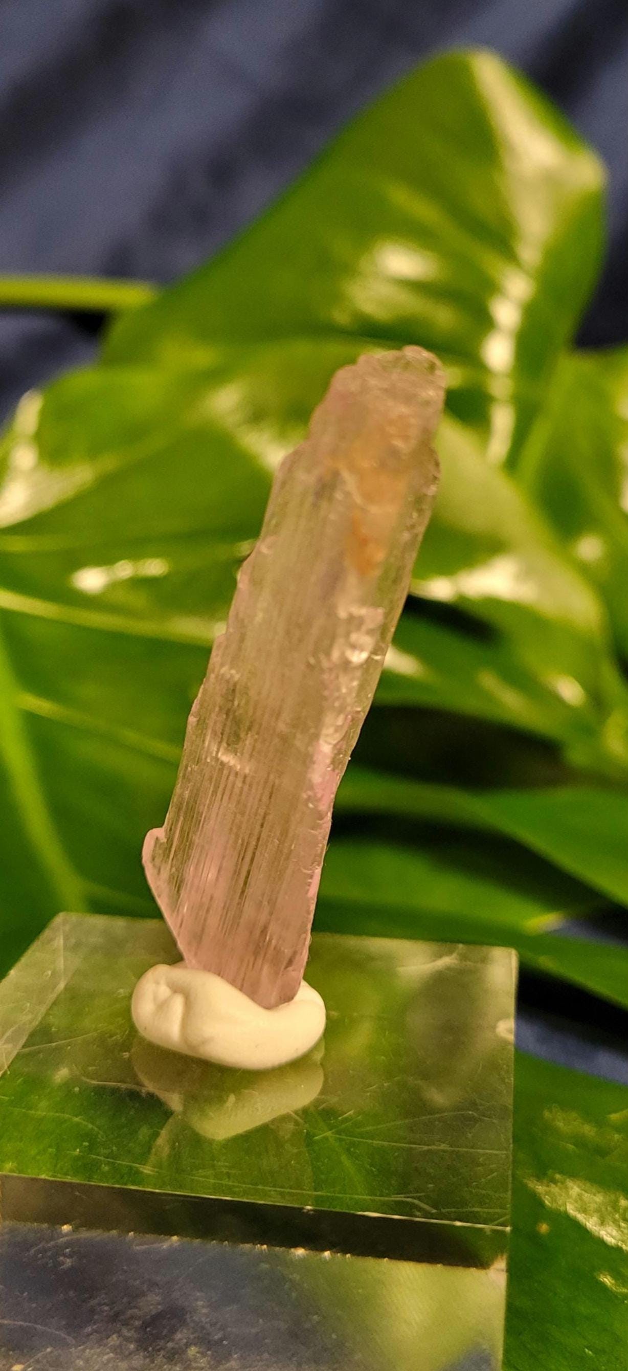 Etched & Translucent Gemmy Pink Kunzite | AAA Grade Crystal Specimen for Collectors | Heart Chakra | Love Gift Idea | Gorgeously Pink | 15g