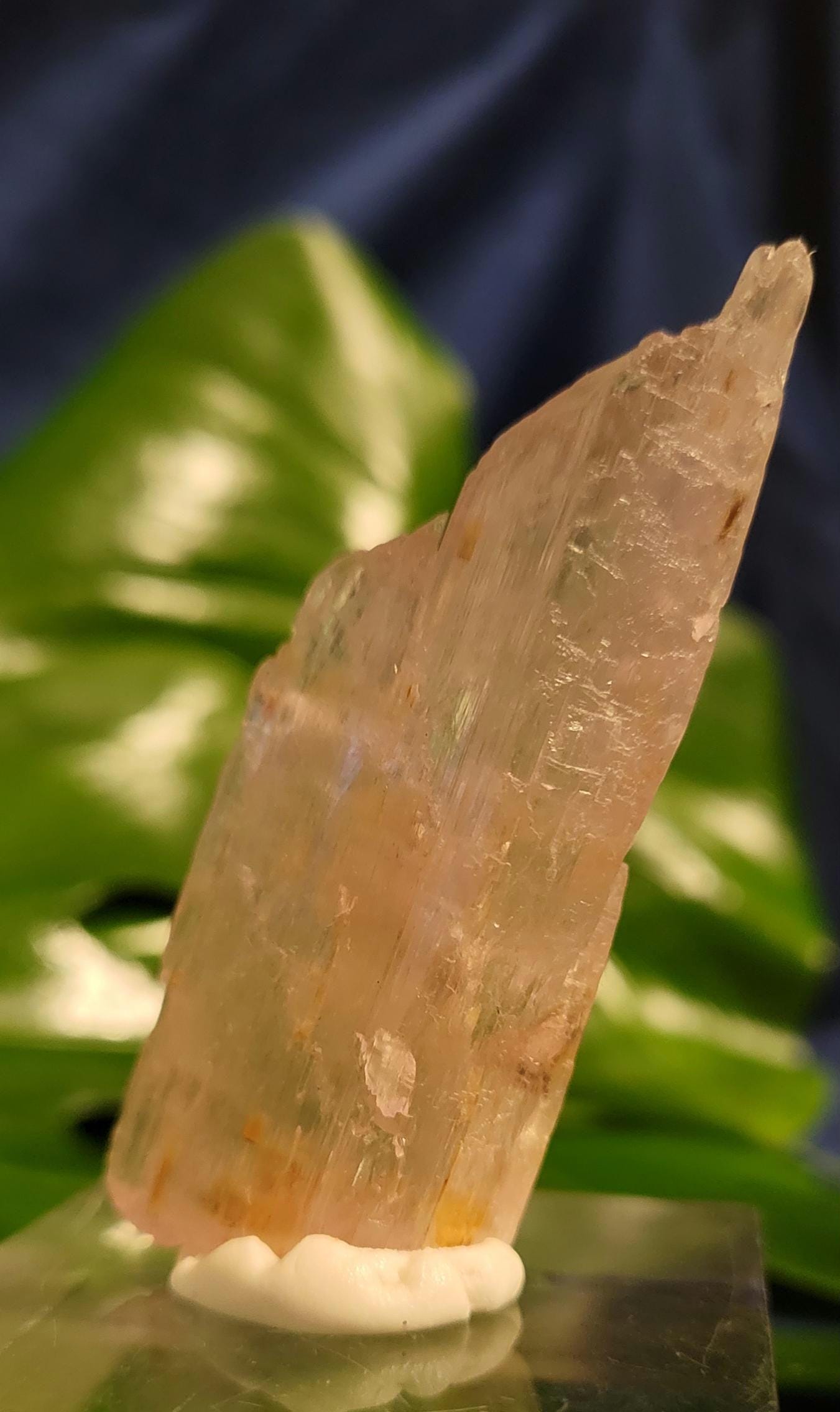 Etched & Translucent Gemmy Pink Kunzite | AAA Grade Crystal Specimen for Collectors | Heart Chakra | Love Gift Idea | Gorgeously Pink | 43g