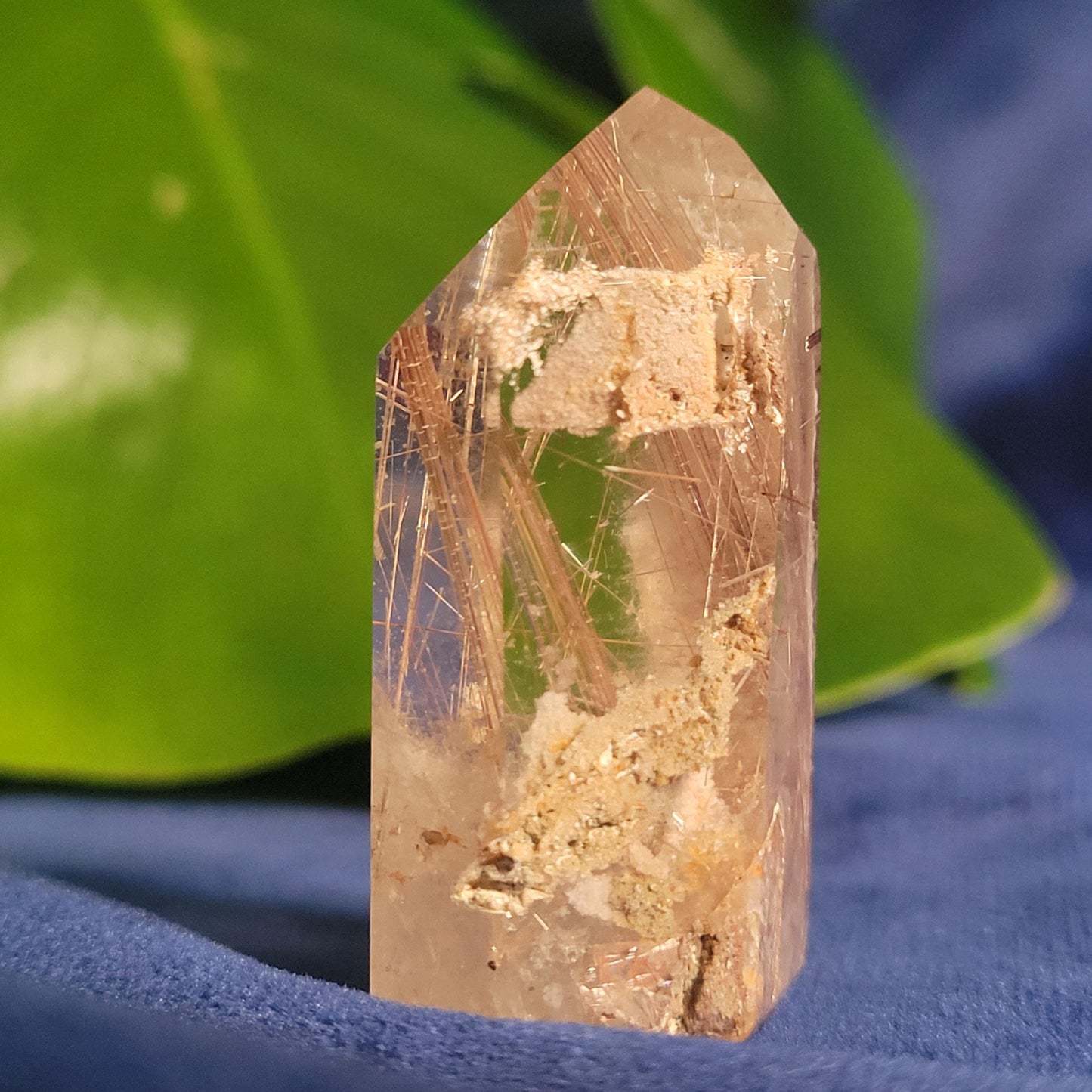 Stunning & Rare Crystal Collectors Piece | Pink Rutilated Lodolite Quartz from Brazil | All Chakras | Meditation Tool | Pink Rutile | 28g