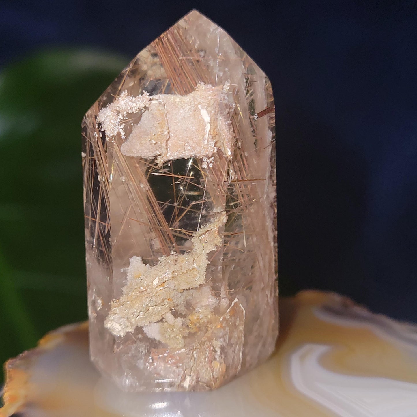 Stunning & Rare Crystal Collectors Piece | Pink Rutilated Lodolite Quartz from Brazil | All Chakras | Meditation Tool | Pink Rutile | 28g