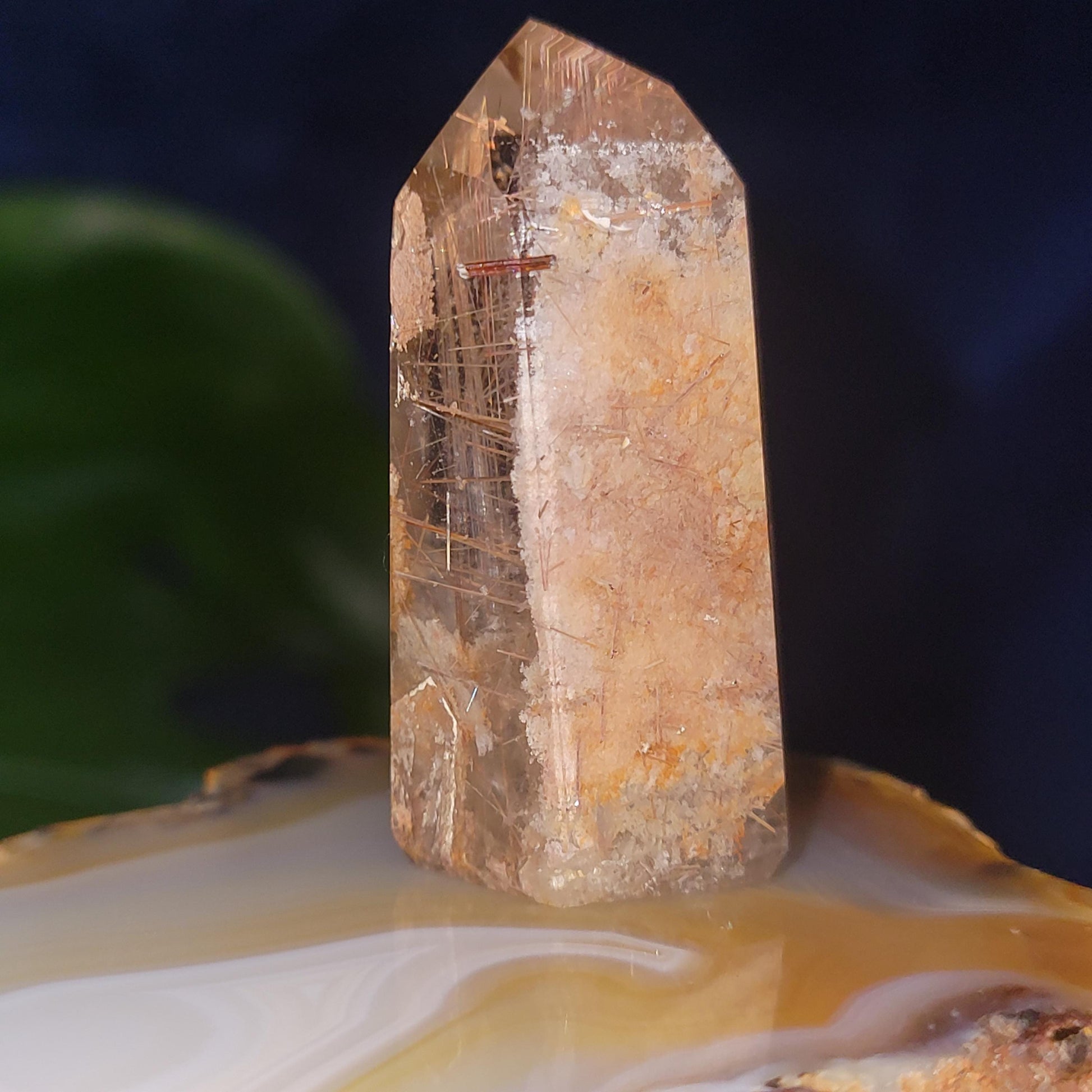 Stunning & Rare Crystal Collectors Piece | Pink Rutilated Lodolite Quartz from Brazil | All Chakras | Meditation Tool | Pink Rutile | 28g