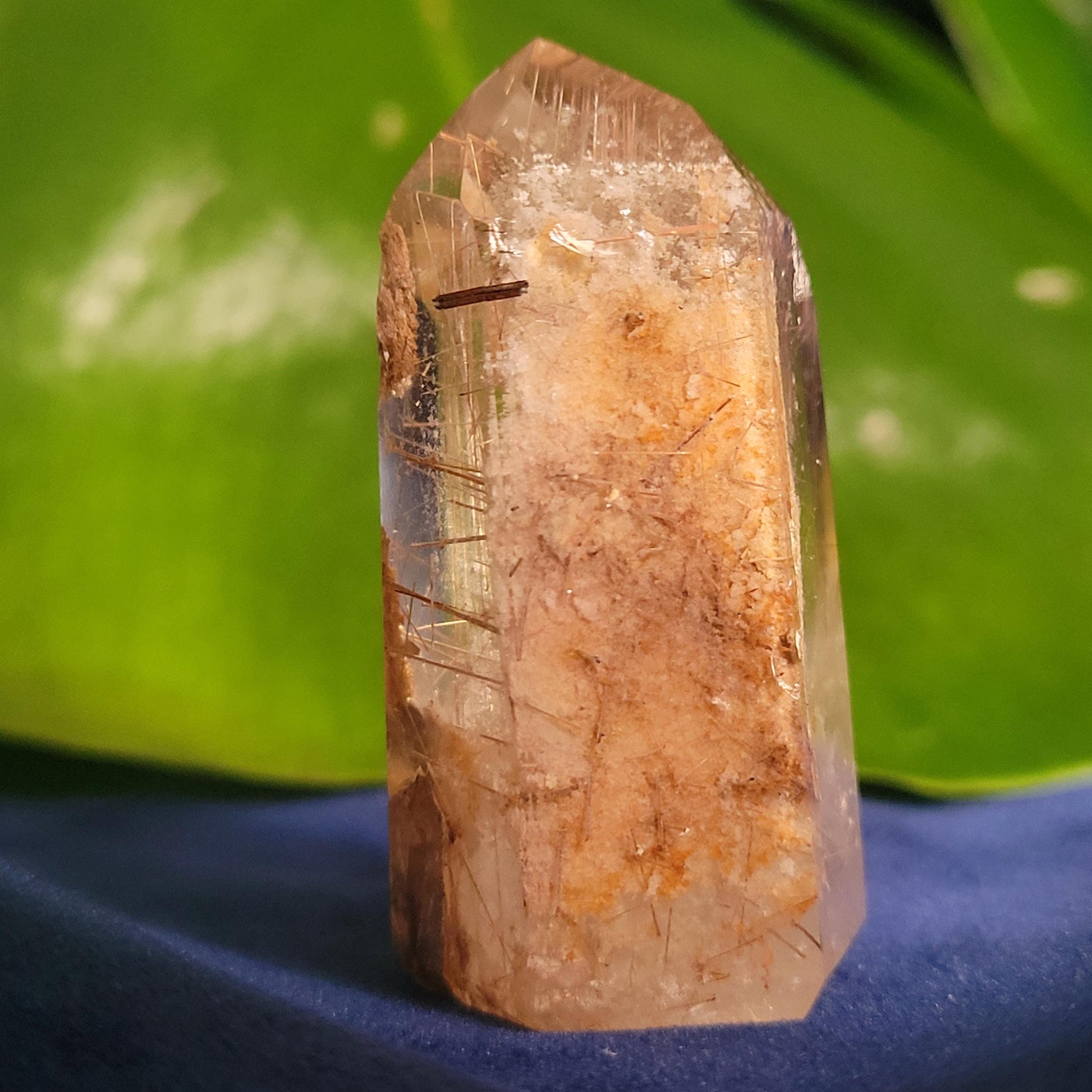 Stunning & Rare Crystal Collectors Piece | Pink Rutilated Lodolite Quartz from Brazil | All Chakras | Meditation Tool | Pink Rutile | 28g