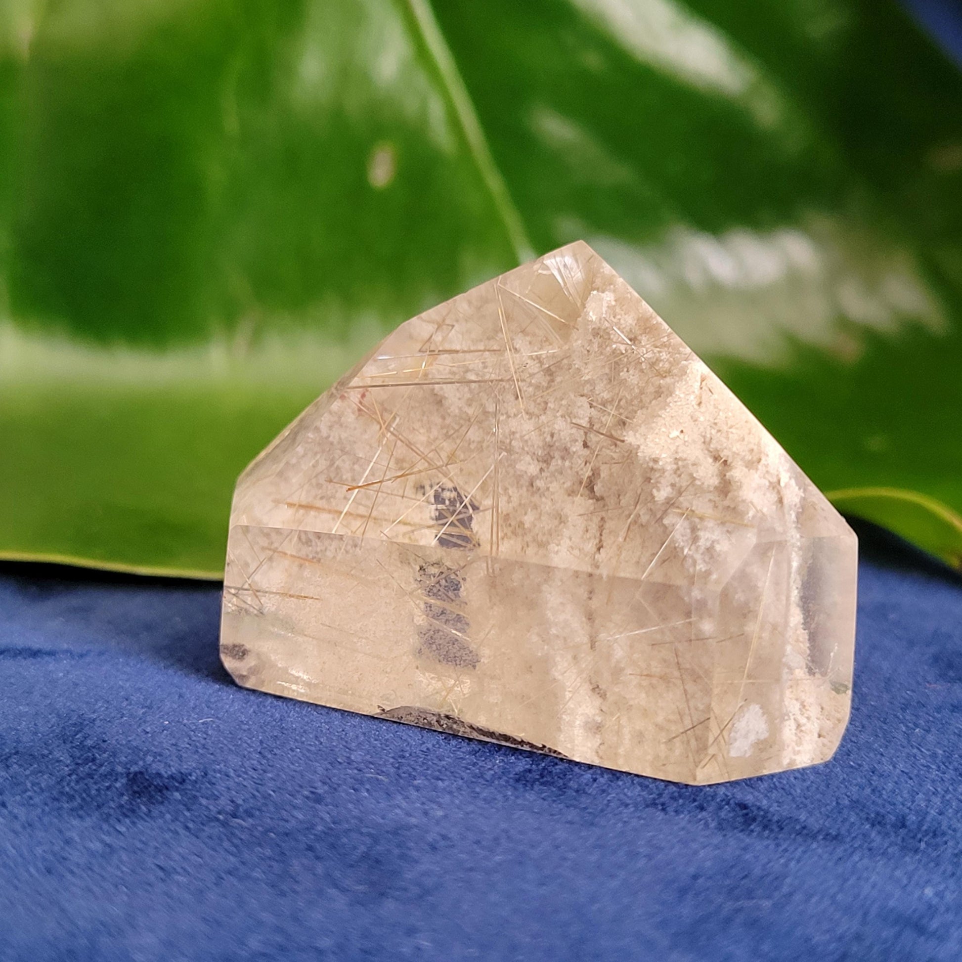 AAA Grade High Quality Gold Rutile Lodolite Quartz Crystal from Brazil | Gorgeous Unique Crystal Collector Gift | Love and Abundance | 25g