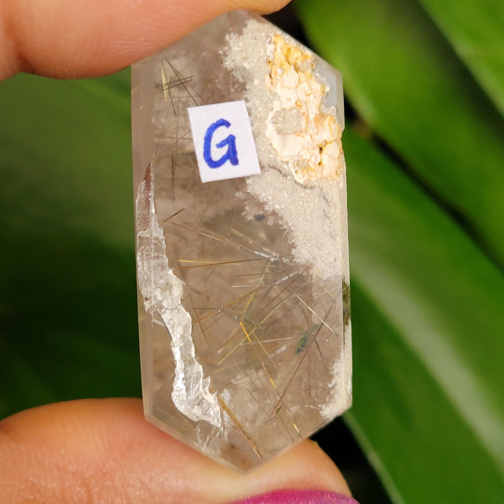AAA Grade High Quality Gold Rutile Lodolite Quartz Crystal from Brazil | Gorgeous Unique Crystal Collector Gift | Love and Abundance | 25g