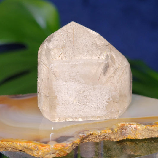 AAA Grade High Quality Gold Rutile Lodolite Quartz Crystal from Brazil | Gorgeous Unique Crystal Collector Gift | Love and Abundance | 34g