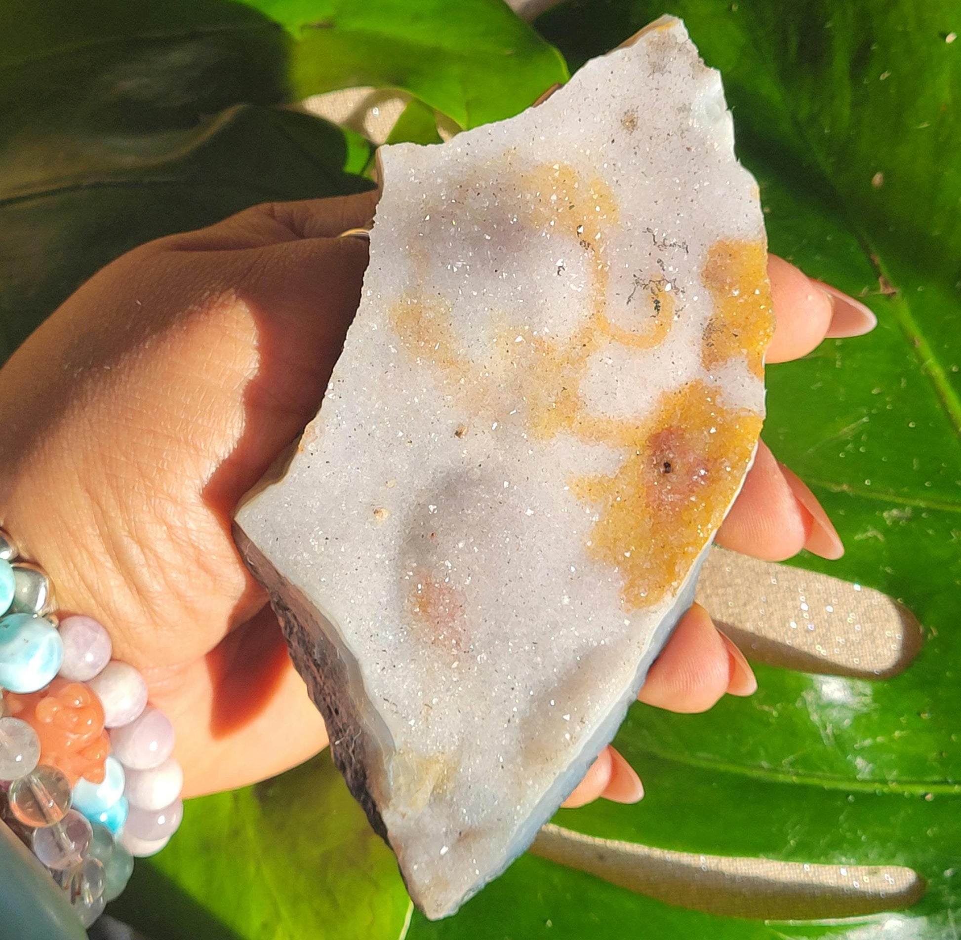 Blue Lace Agate Crystallized Geode | Raw Specimen | Home Office Decor | Manifestation Tool | Throat Chakra | Crystal Collectors Gift for you