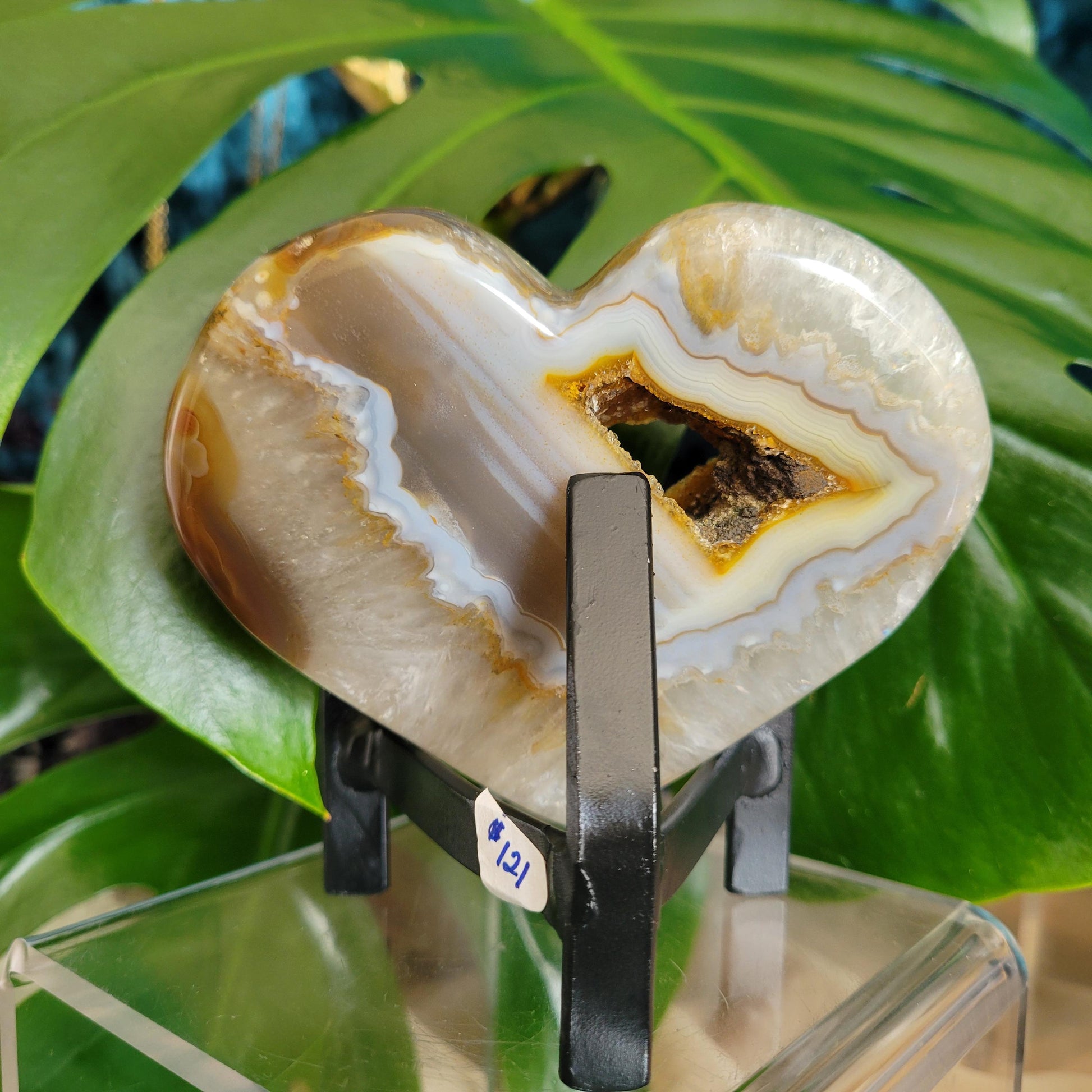 Stunning Druzy Agate Heart with Stand | Crystal Collector | Luxury Home Decor | Love You Gift | Statement Piece |Harmony & Balance| 0.82lbs