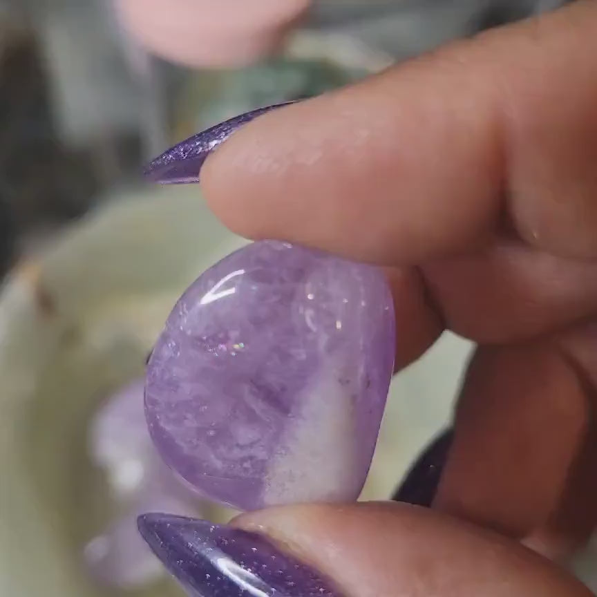 High Quality Gemmy Amethyst Tumbles - Medium - Madagascar - Craft - Chakra Board - Clear Purple - Gift