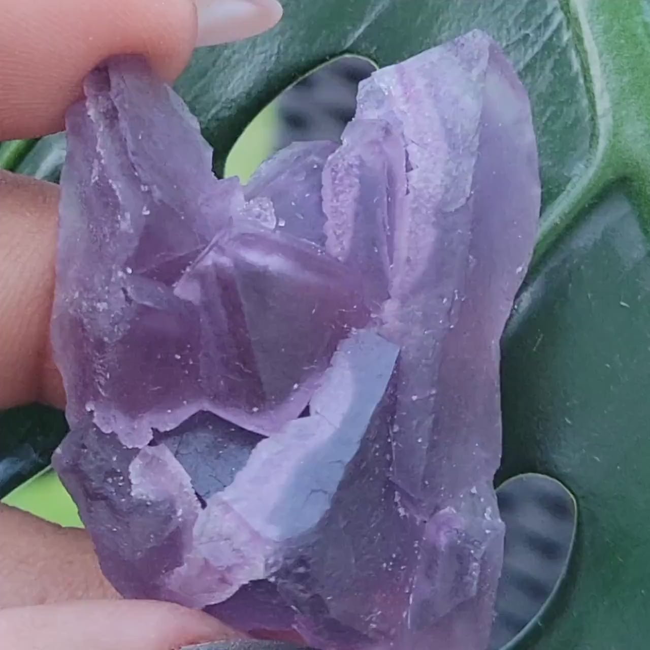 Beautiful Fluorite Specimen | Purple |Crystal Collector | Home Decor | Gift Ideas for Birthday Christmas Love | The Genius Stone
