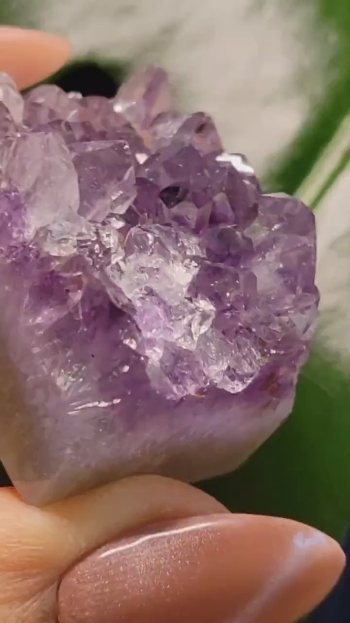 High Quality Amethyst Squares half polished from Brazil | Home Decor |Crystal Collector | Gift Ideas | Your Pick