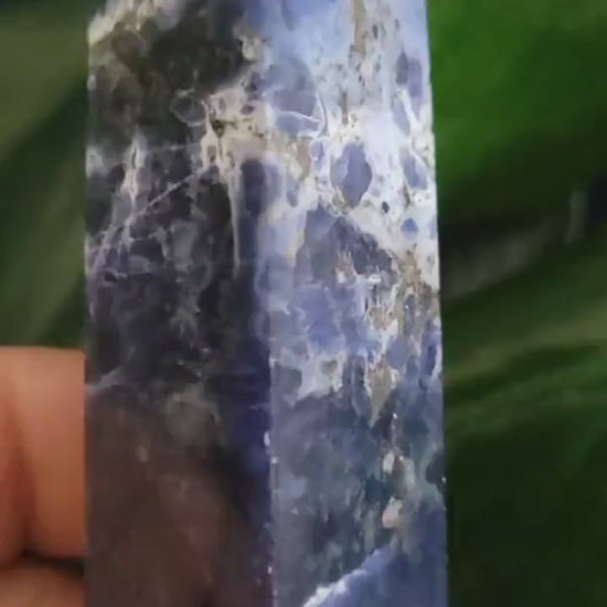 Sodalite Crystal Towers | Your Pick | Birthday Party Christmas Gift Ideas | Crystal Collectors | Brazil | Blue White Silver Orange Pink