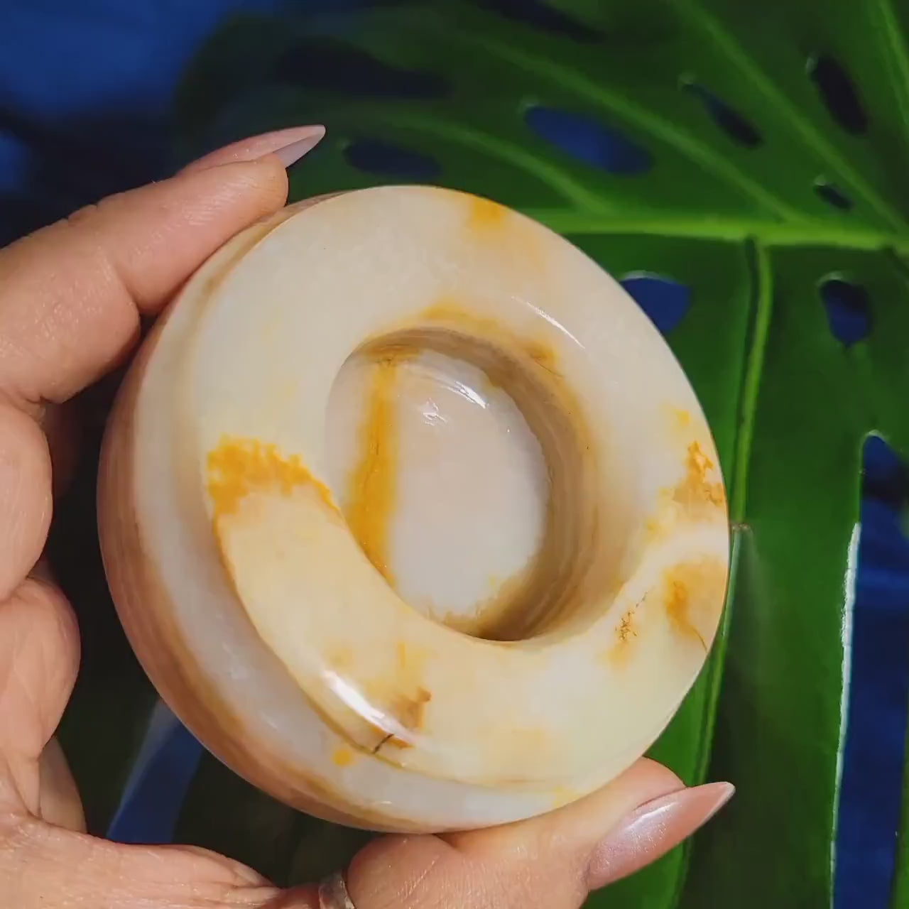 Green Onyx Crystal Sphere Stand | Candle Holder | Jewelry Bowl |Banding | From Pakistan | Home Decor | Birthday Anniversary Christmas Gift