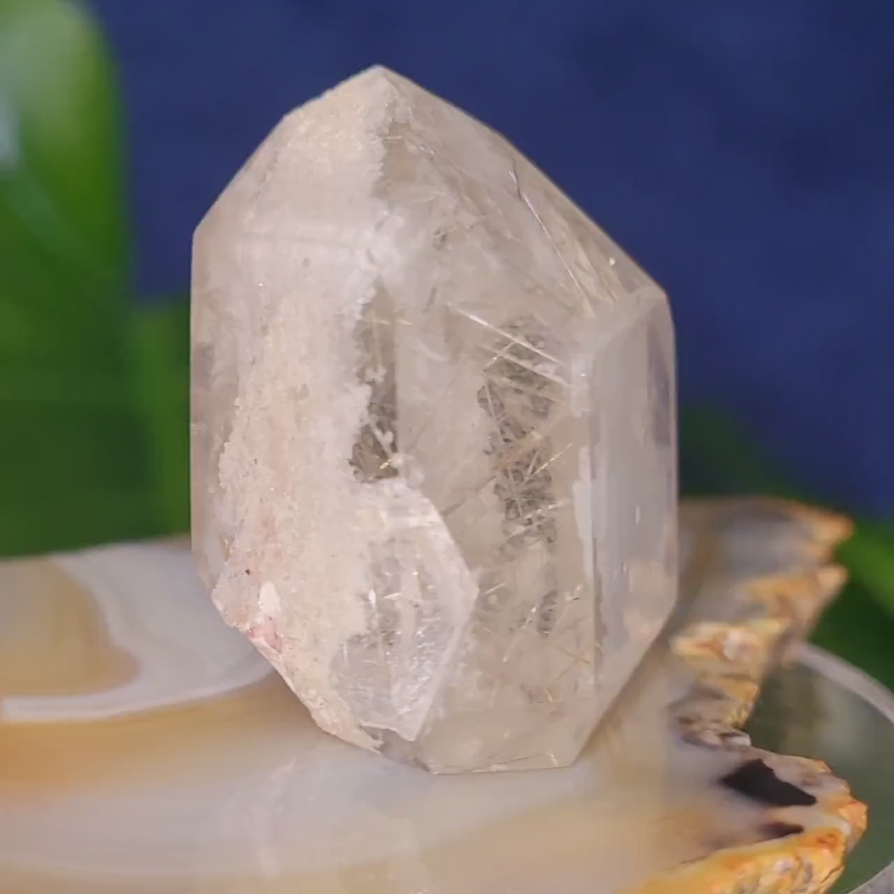 AAA Grade High Quality Gold Rutile Lodolite Quartz Crystal from Brazil | Gorgeous Unique Crystal Collector Gift | Love and Abundance | 34g
