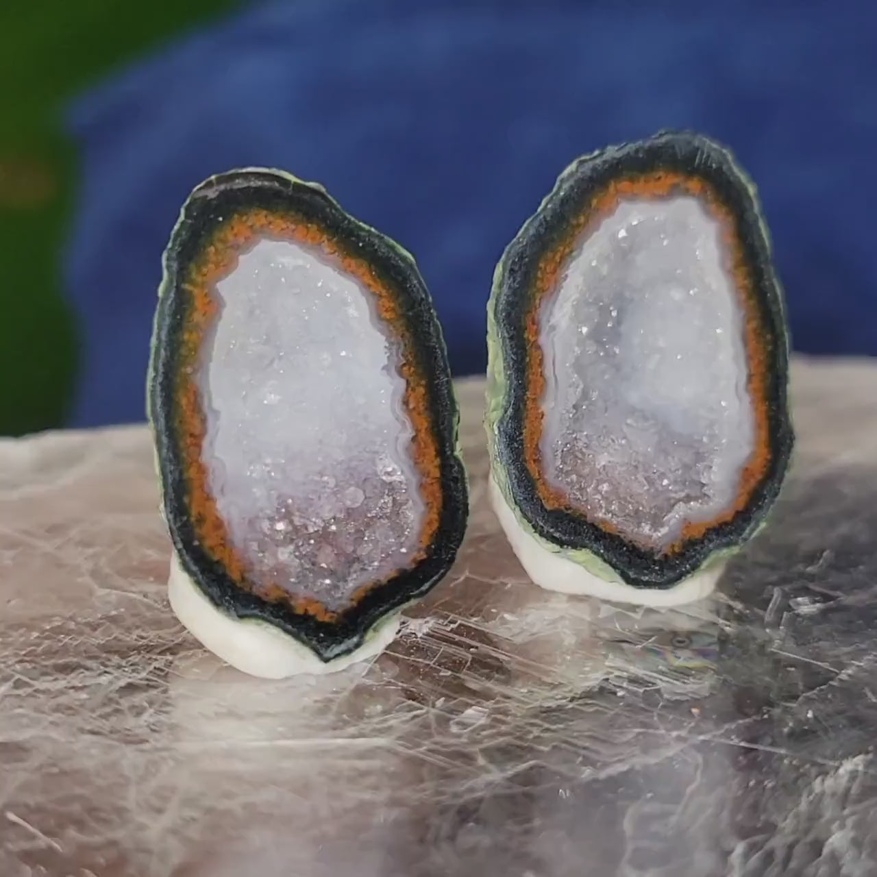 Stunning Mexican Mini Geodes with Quartz Druze | Crystal Collector | Jewelry Accessories | Home Decor | Birthday Christmas gift Ideas