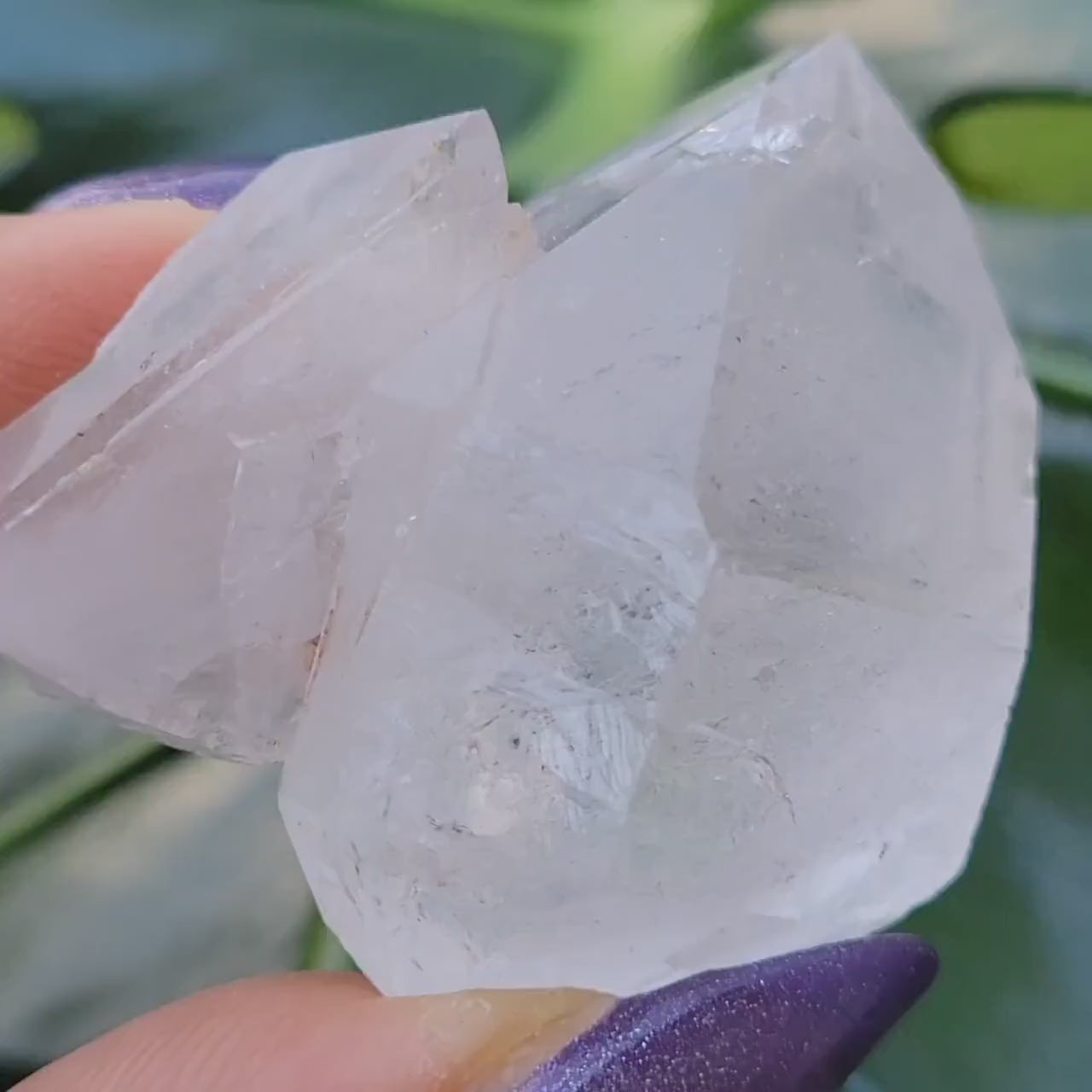 Lemurian Clear Quartz Raw & Natural Crystal Twin Points from Arkansas | Home Decor | Crown Chakra Meditation Tool | Good Energy | Gift